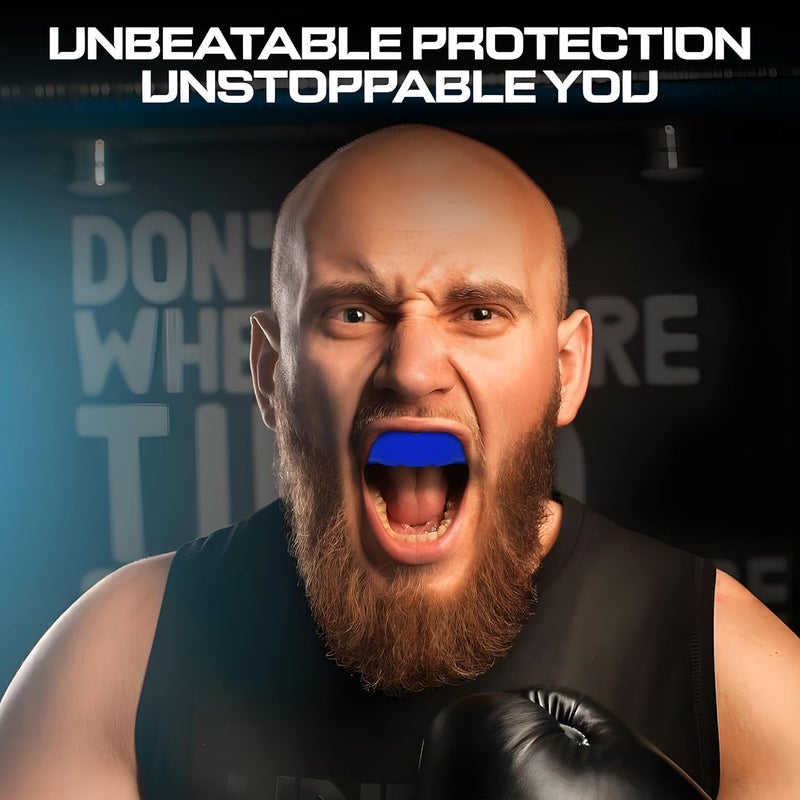 BFS IMPEX Sports Mouth Guard for Kids,Youth,Boys,Girls,Child Teen Mouthguard with Case (BPA Free) for Boxing, Martial Arts,MMA Karate,Lacrosse,Football,Soccer and All Contact Sports (Royal Blue) - Image 5